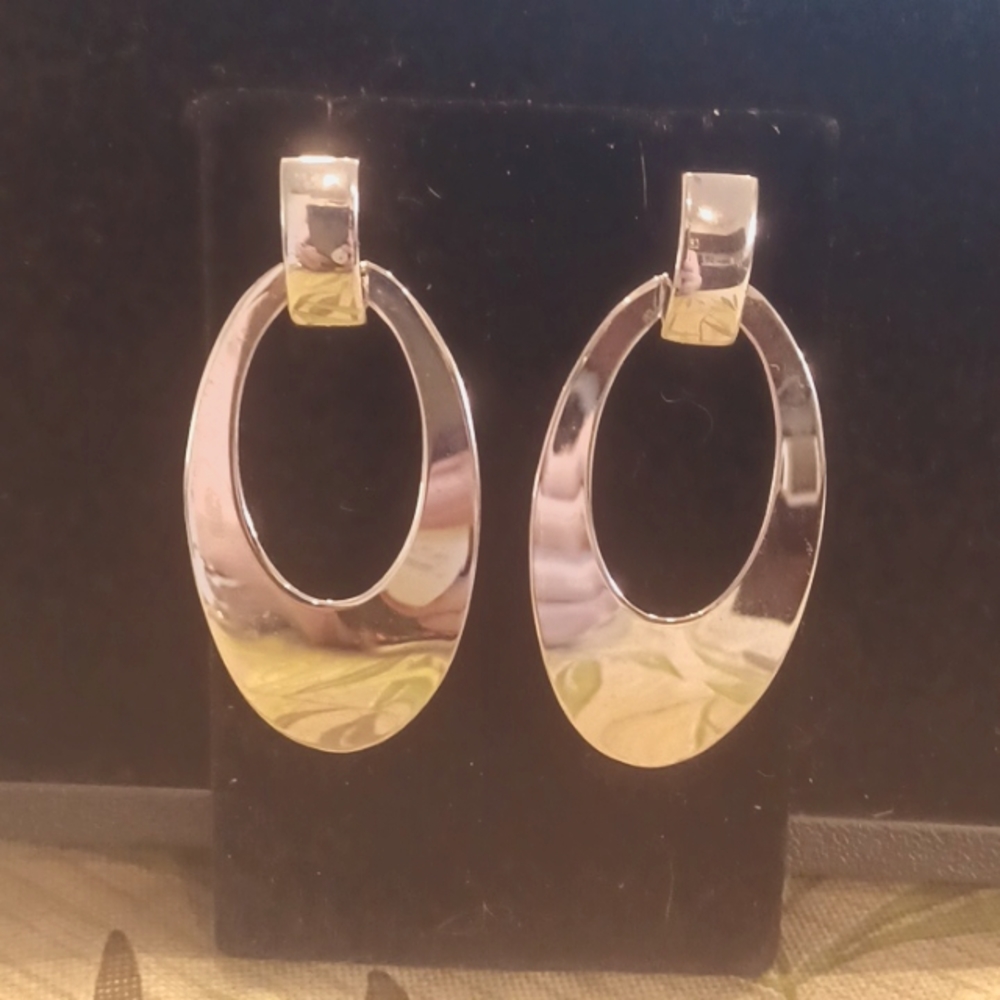 Costume Silver Pierced Earrings